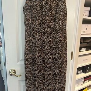Leopard Print Sleeveless Dress